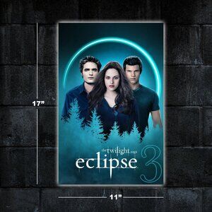 Twilight Eclipse movie poster - 11x17 wall art print merch Edward Bella Jacob